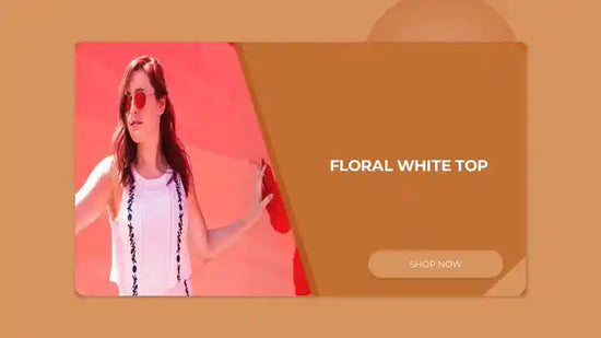 Floral White Top by@Outfy